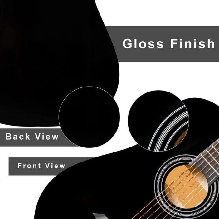 Local Kiwi Deals Royale 38" Acoustic Guitar (Black)