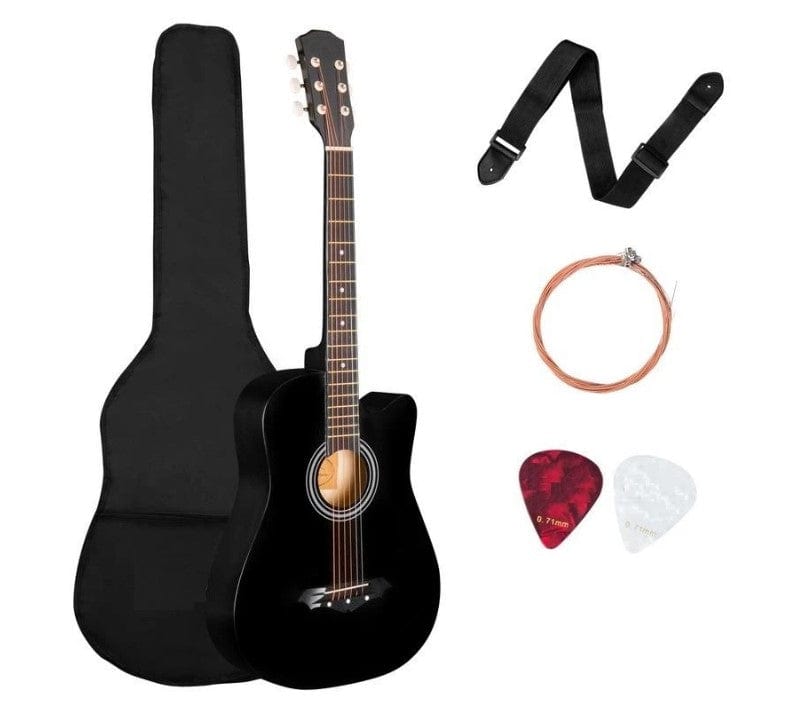 Local Kiwi Deals Royale 38" Acoustic Guitar (Black)