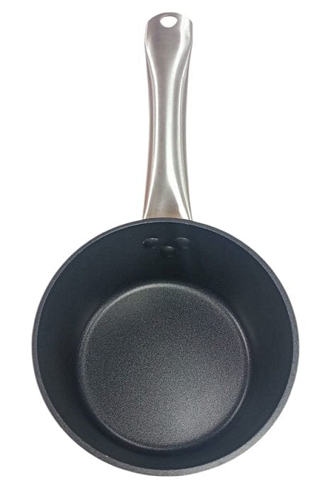 Local Kiwi Deals Saucepan With Glass Lid Non-stick Forged Aluminium