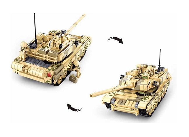 Local Kiwi Deals Sluban Model Bricks-99A Main Battle Tank 2 In 1 M38-B0790 893pcs