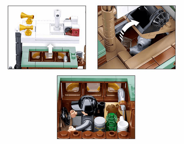 Local Kiwi Deals Sluban Model Bricks Fishing boat 610pcs M38-B1119