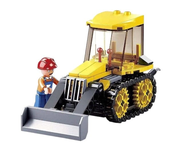 Local Kiwi Deals Sluban Town Construction Small Bulldozer 132 Pieces M38-B0377D