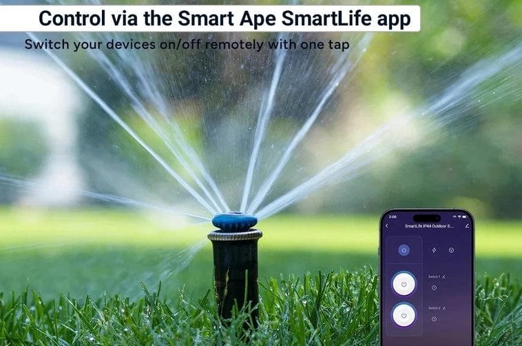 Local Kiwi Deals Smart Ape IP44 Outdoor Dual Smart Plug