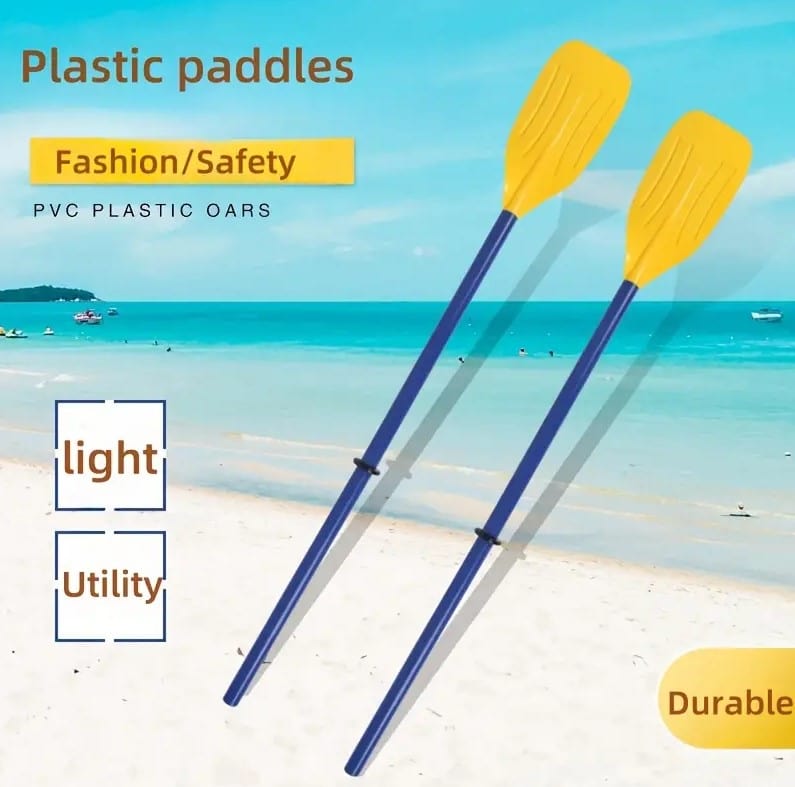 Local Kiwi Deals Sports 2pcs Plastic Boat Paddle For Inflatable Boat Fishing Boat Canoe Kayak
