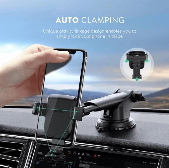 Local Kiwi Deals Ugreen Gravity Phone Holder with Suction Cup (Black)