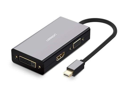 Local Kiwi Deals UGREEN UG-20418 Mini DP to HDMI/VGA/DVI Converter (Black)