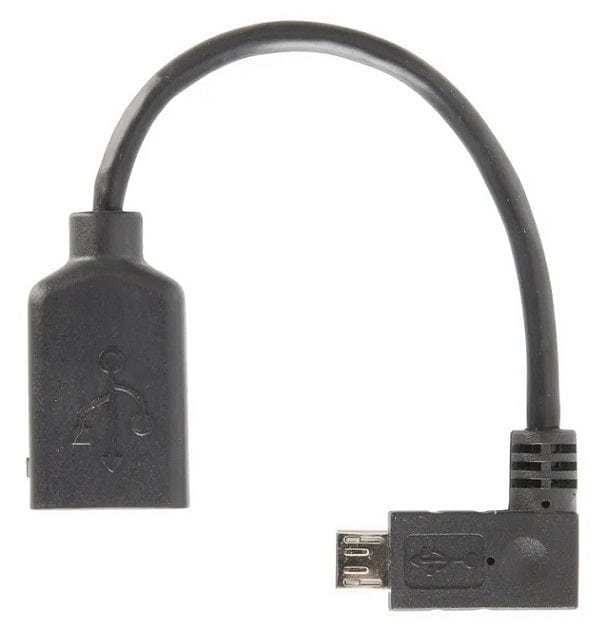 Local Kiwi Deals USB2.0 OTG Female A Plug to Right-Angle Micro Male B Plug WC7725