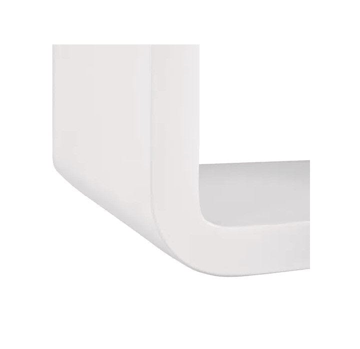Local Kiwi Deals Wall-Mounted Rectangular Trio Wandregal Set - WHITE