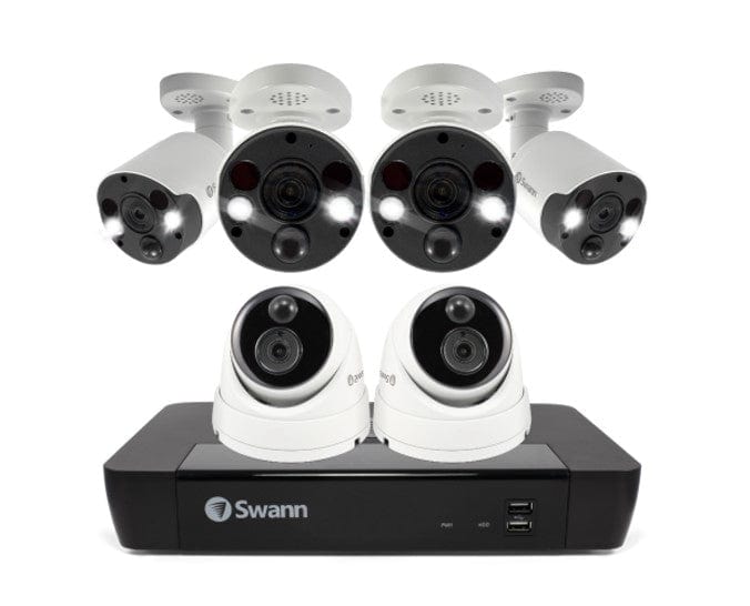 Swann Security, Locks and Alarms Swann 8CH 4K NVR Kit with 6 x 4K PIR Cameras