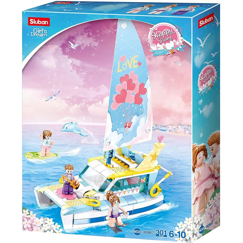 Local Kiwi Deals Sluban B0867 Girls Dream Yacht - 308 Pc