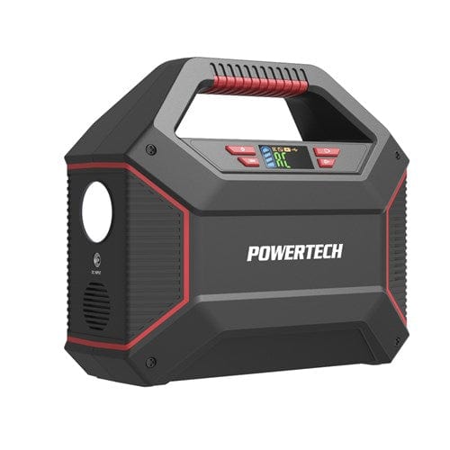 LKD Electronics Electrical and Fittings Powertech Portable 155W Power Centre with 100W Inverter and Digital Display