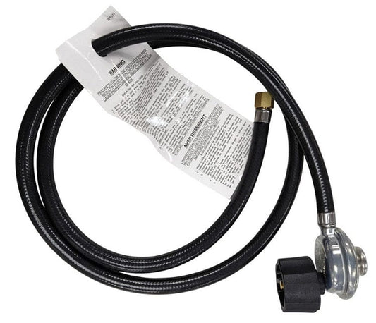 Local Kiwi Deals 1.5m LPG QCC Gas Regulator PVC Hose 1/4" Swivel Nut