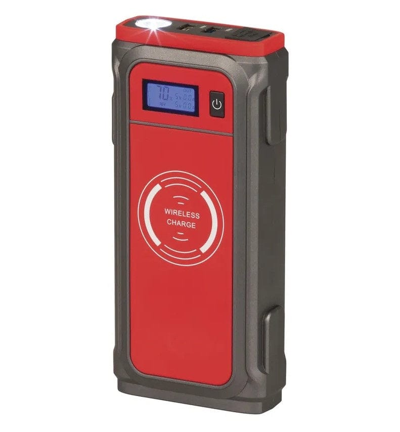 Local Kiwi Deals 12V 1000A Jump Starter and Powerbank with 10W Wireless QI Charger MB3766