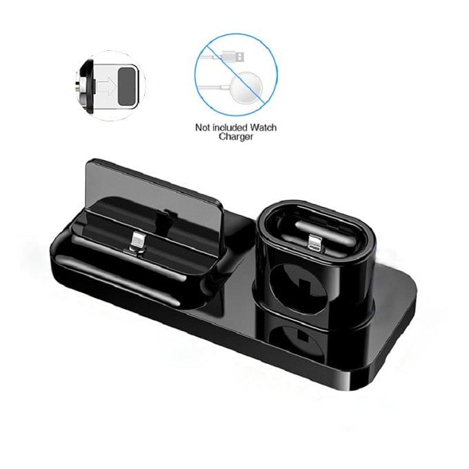 Local Kiwi Deals 3-in-1 Magnetic Charger Dock - Black