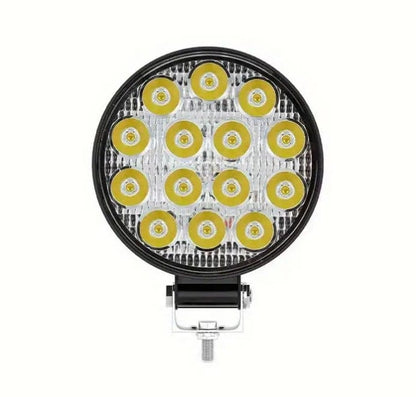 Local Kiwi Deals 42w 4.3 inch 12v / 24v Round Slim LED Spot Lights - 1Pack