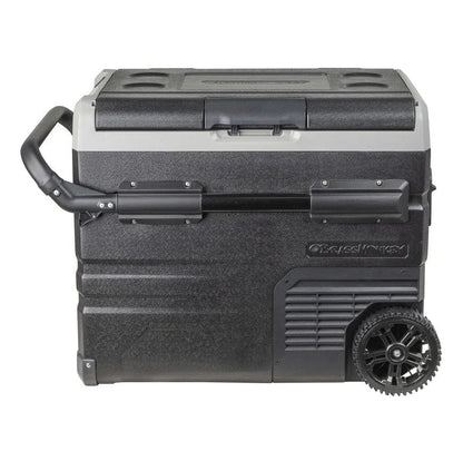 Local Kiwi Deals 45L Brass Monkey Portable Dual Zone Fridge/Freezer with Wheels and Battery Compartment GH2022