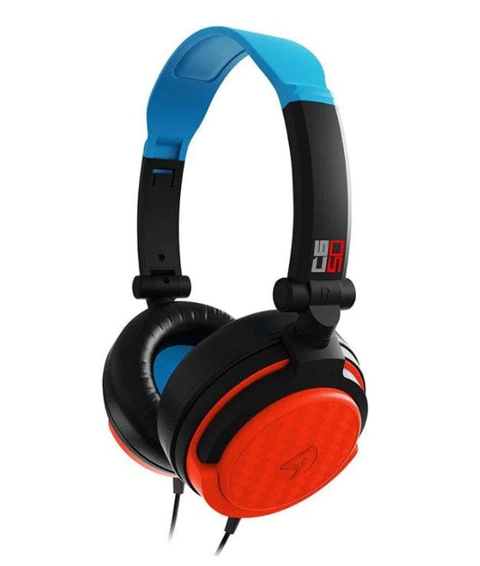 Local Kiwi Deals 4Gamers C6-50 Wired Gaming Headset (Neon Blue & Red)