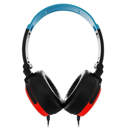 Local Kiwi Deals 4Gamers C6-50 Wired Gaming Headset (Neon Blue & Red)