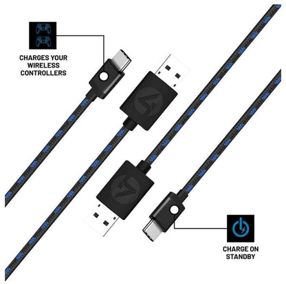 Local Kiwi Deals 4Gamers PS5 Play & Charge Cable Twin Pack (3m)