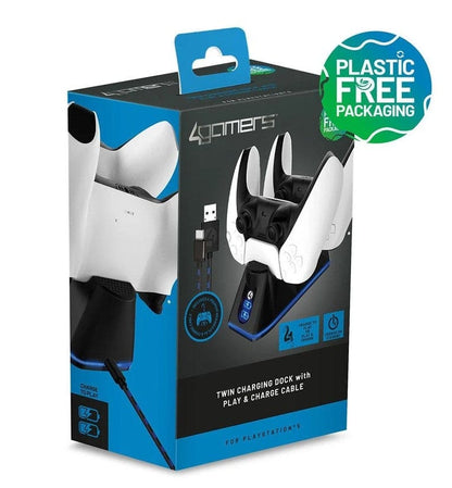 Local Kiwi Deals 4Gamers PS5 SP-C100V Twin Charging Dock (Black)