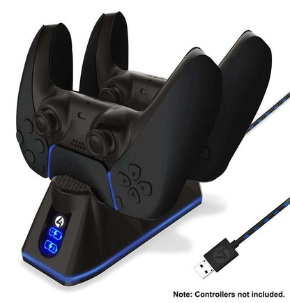 Local Kiwi Deals 4Gamers PS5 SP-C100V Twin Charging Dock (Black)