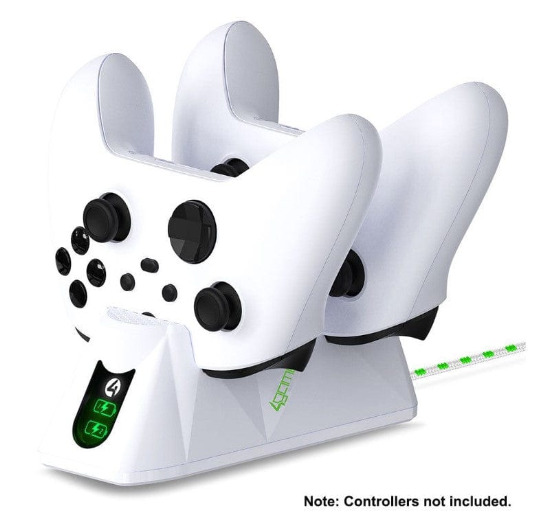 Local Kiwi Deals 4Gamers Xbox Series X/S Twin Charging Dock (White)