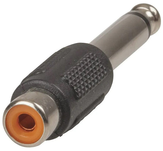 Local Kiwi Deals 6.5mm Mono Plug to RCA Socket Adaptor PA3592