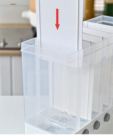 Local Kiwi Deals 6 Grid Grain Storage Dispenser (10Kg) PICK UP ONLY
