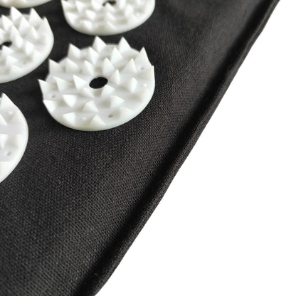 Local Kiwi Deals Acupressure Mat and Pillow Set Black