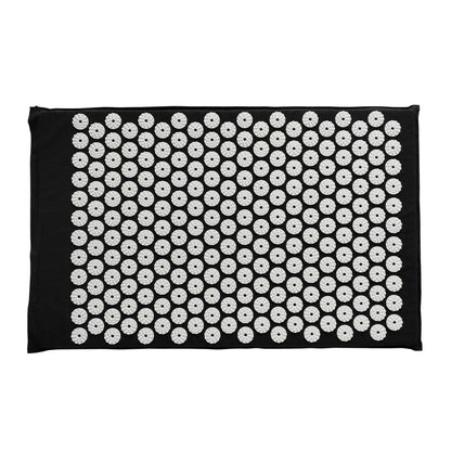 Local Kiwi Deals Acupressure Mat and Pillow Set Black