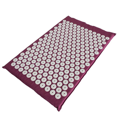 Local Kiwi Deals Acupressure Mat and Pillow Set Purple