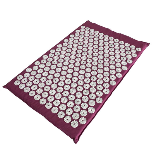 Local Kiwi Deals Acupressure Mat and Pillow Set Purple
