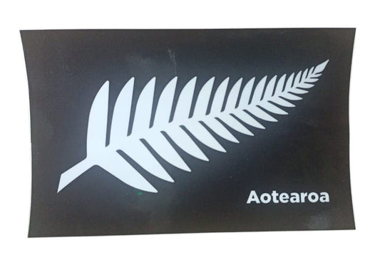 Local Kiwi Deals Aotearoa Silver Fern Vinyl Car Sticker