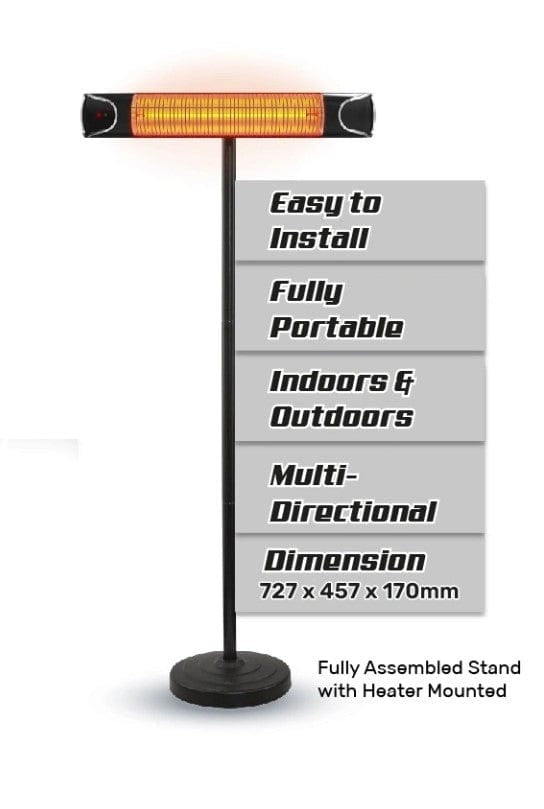 Local Kiwi Deals Appliances TEVO Heater (Indoor-Outdoor) with Stand
