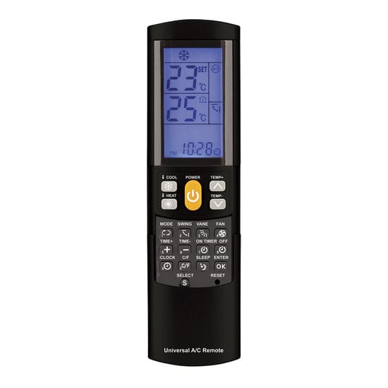 Local Kiwi Deals Appliances Universal Remote Control for Air Conditioners with Backlit LCD