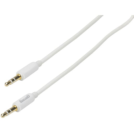 Local Kiwi Deals Audio And Video Slim 3.5mm Stereo Plug to 3.5mm Stereo Plug Cable - 2m