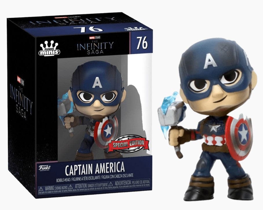 Local Kiwi Deals Baby Gears CAPTAIN AMERICA Marvel - Infinity Saga 3" Mini Vinyl Figure (Assorted) (Special Edition)