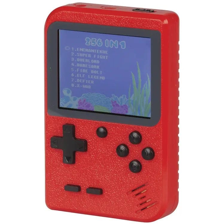 Local Kiwi Deals Baby Gears Handheld Game Console with 256 Games (RED)