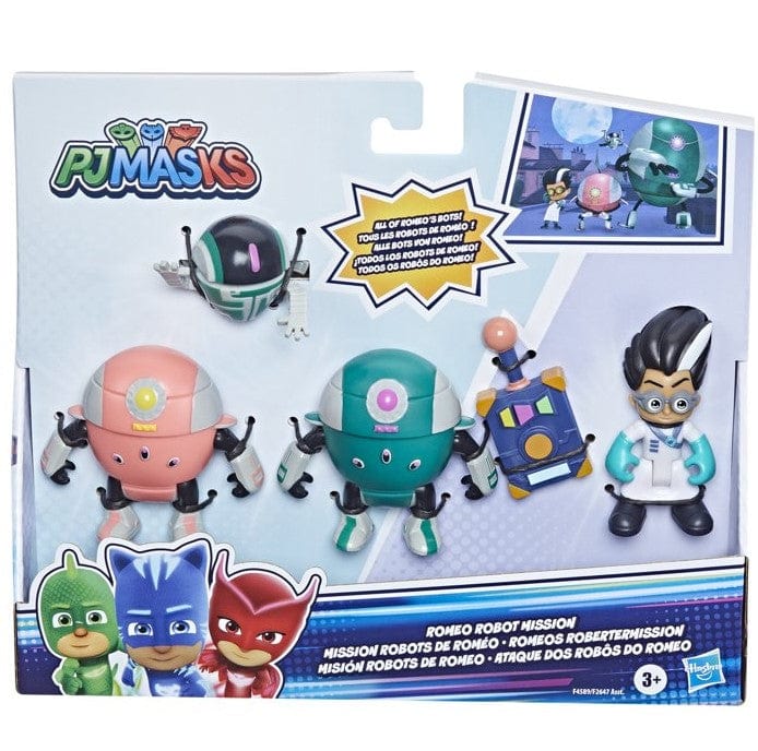 Local Kiwi Deals Baby Gears PJ Masks Romeo Robot Mission Action Figure 4 Pack