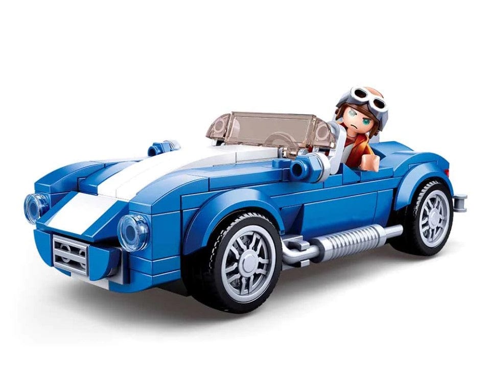 Local Kiwi Deals Baby Gears SLUBAN MODELBRICKS BLUE RACE CAR 169 PCS M38-B0706A