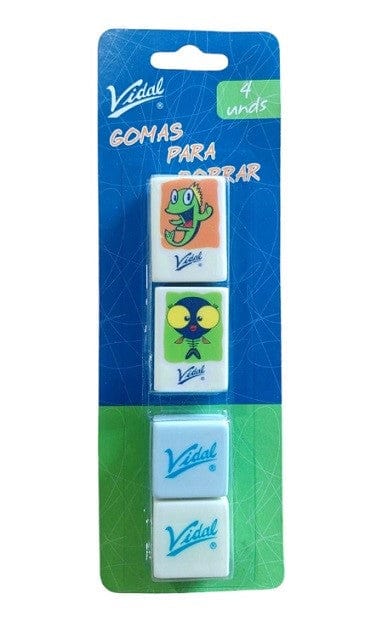 Local Kiwi Deals Baby Gears VIDAL ERASERS 4PACK