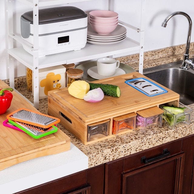 Local Kiwi Deals Bamboo Cutting Board Set