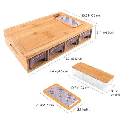 Local Kiwi Deals Bamboo Cutting Board Set