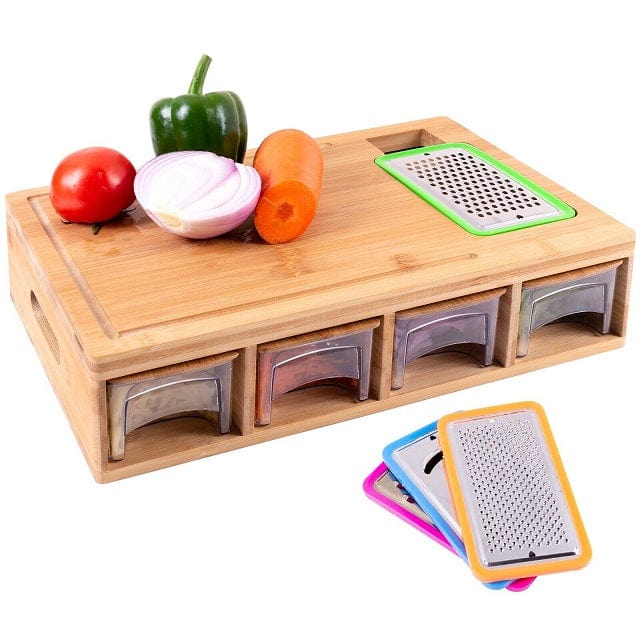 Local Kiwi Deals Bamboo Cutting Board Set