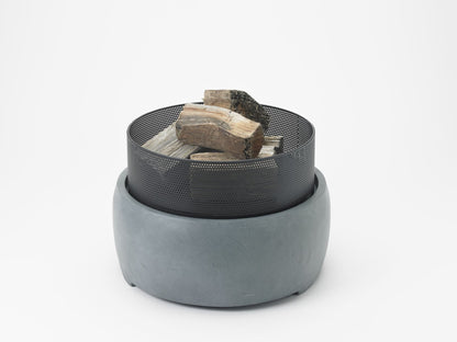 Local Kiwi Deals BBQ Big Smoke Buller Fire Pit - Black & Cement