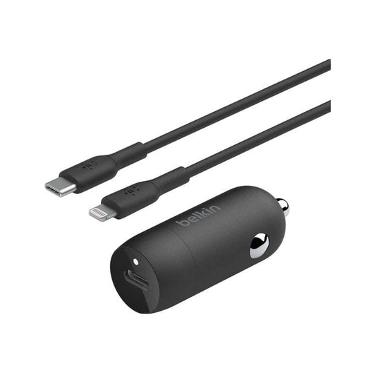 Local Kiwi Deals Belkin BoostCharge 30W USB-C Car Charger + USB-C to Lightning cable