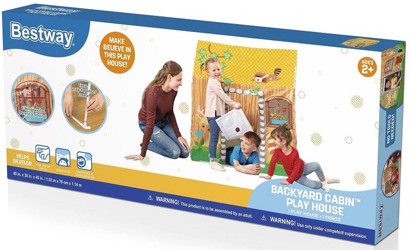 Local Kiwi Deals Bestway - Backyard Cabin Play House (1.02m x 76cm x 1.14m)
