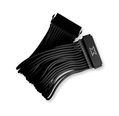 Local Kiwi Deals BLACK Xigmatek iCable Motherboard 24 Pin Extension Cable