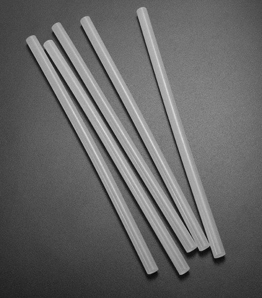 Local Kiwi Deals Building & Renovation 12Pcs 7mm X 8.5cm Cylindrical Transparent Hot Melt Glue Sticks