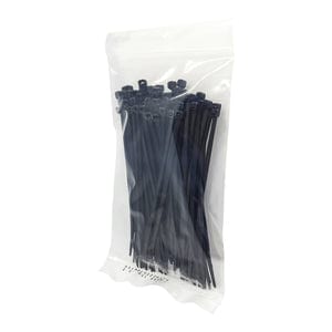 Local Kiwi Deals Building & Renovation 150mm Black Cable Ties - Pack of 100